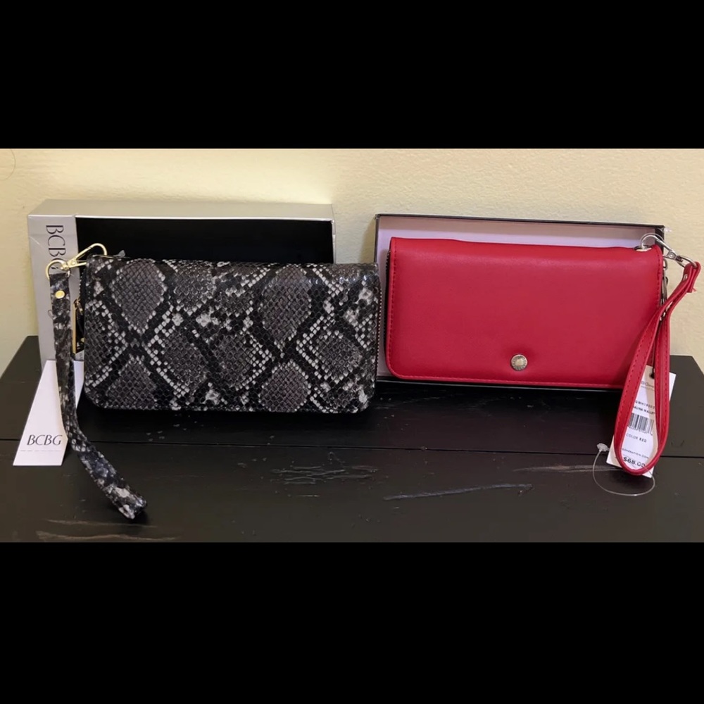 BCBG Generation  Wallet Wristlet NWT Lot Of 2